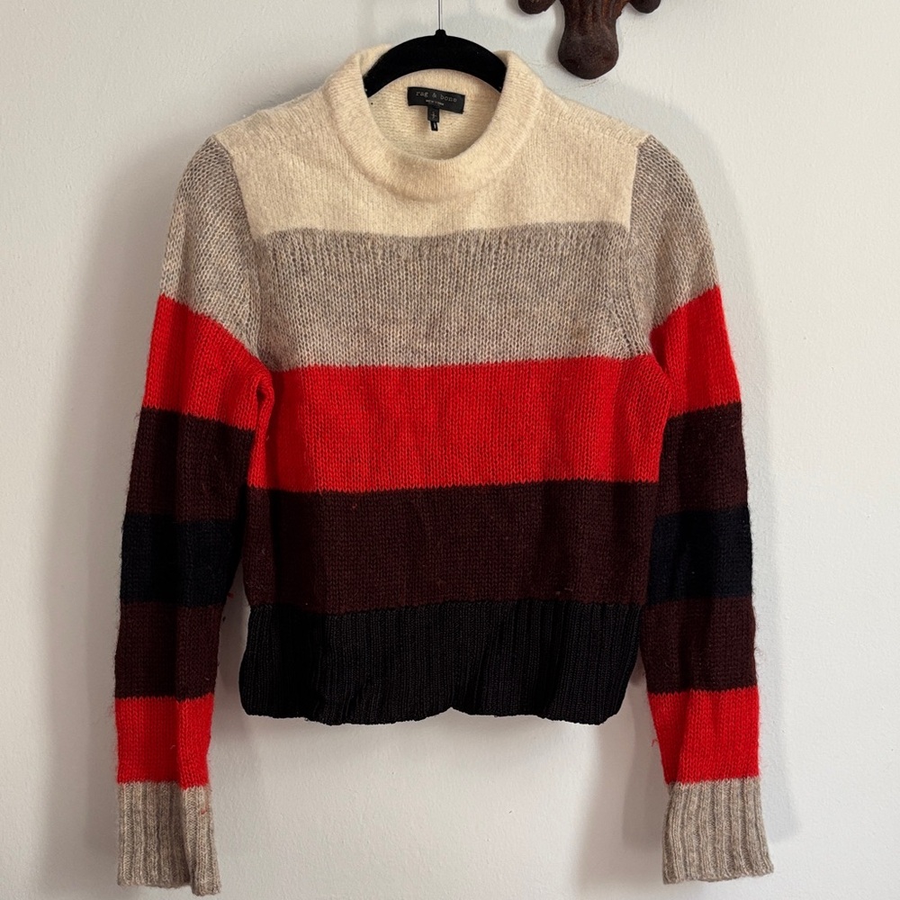 rag & bone Multicolor Striped Women's Sweater